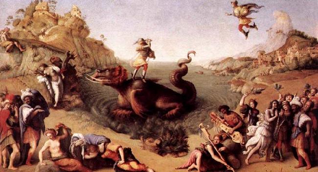 Piero di Cosimo Perseus Frees Andromeda France oil painting art